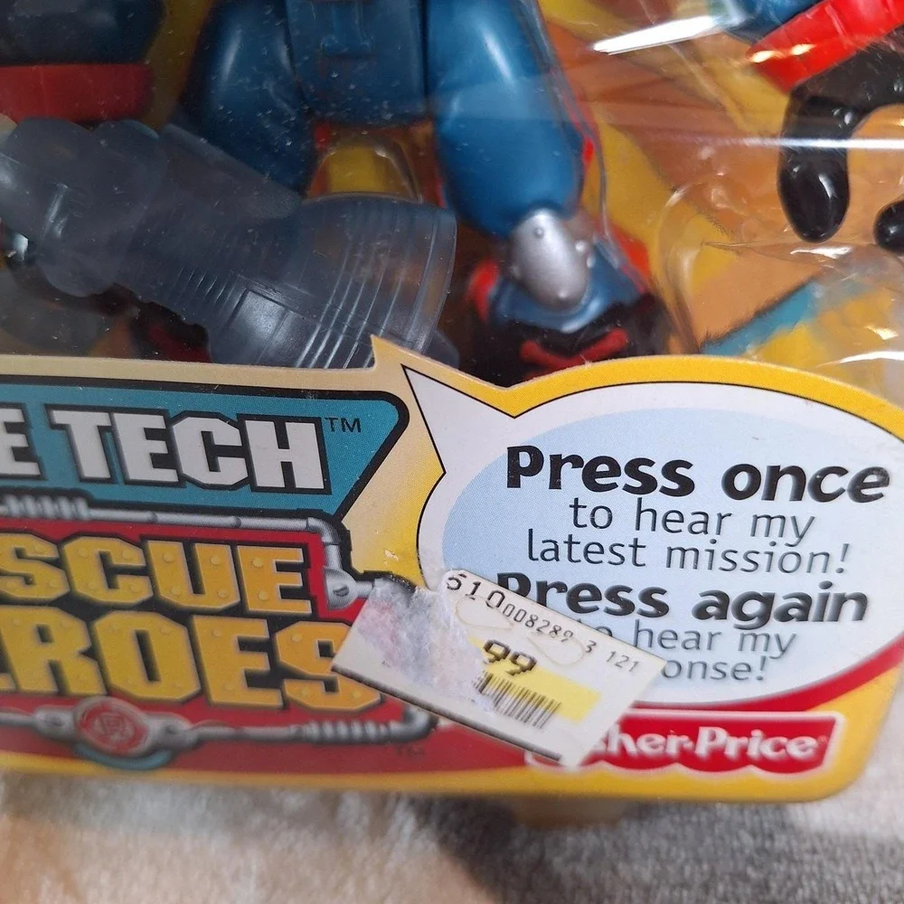 Fisher Price Rescue Heroes Voice Tech Jake Justice With Talking Mission Card